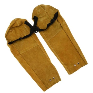 Manchons de soudage en cuir de vachette pleine fleur de qualité supérieure JNM SAFETY, modèle JNM-623, résistance au feu niveau 2 ANSI/ISEA - Product Image 1