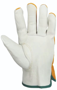 Premium Cowhide Leather Work Gloves Safety Construction Gloves Durable Industrial Ranch General Purpose Gardening Gloves OEM - Product Image 4