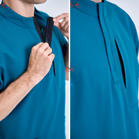 Uniformes de gommage personnalisés OEM ensembles de vêtements de soins infirmiers costumes d'hôpital pour femmes et hommes vestes de gommage tricotées-BASSE quantité minimale de commande-Échantillon gratuit