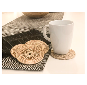 Sous-plats en rotin faits à la main, tapis de table de cuisine, dessous de bol, tapis isolants ronds - Product Image 4