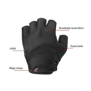 Guantes de Ciclismo de Medio Dedo con Pantalla Táctil, Almohadilla de Gel Antideslizante, Transpirables y Ligeros para Bicicleta de Montaña y Carretera - Product Image 5