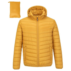 Chaqueta Acolchada con Capucha para Hombre, Diseño Personalizado, Aislamiento de Alta Tecnología, Ligera, Resistente al Agua, Ropa de Invierno - Product Image 1