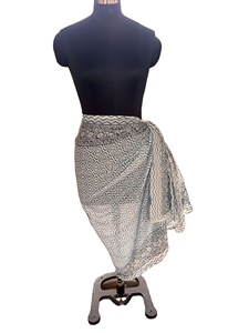 โสร่งผ้าฝ้ายพิมพ์ลายกระโปรงชายหาดเสื้อผ้าแฟชั่นชุดฤดูร้อนออกแบบได้ตามต้องการ - Product Image 2