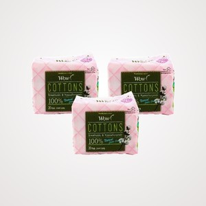 แผ่นอนามัยแบบยาว Salvaslip ผลิตจากผ้าฝ้ายแท้ 20 ชิ้น x 3 แพ็ค ป้องกันการซึมเปื้อน - Product Image 3