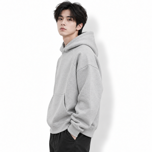 <b>Men</b> Fleece <b>Oversize</b> <b>Hoodie</b> Offers Warm Fabric Relaxed Comfort And Durable Construction <b>For</b> Winter Leisure And Outdoor Wear - Product Image 5