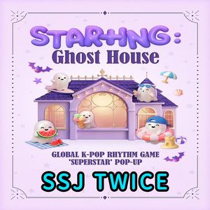 SUPERSTAR POP-UP STAR+ING Ghost House TWICE Photocard POB-K-POP Papier Anglais - Product Image 2