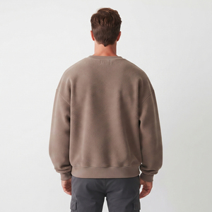 Sweat-shirts d'hiver oversize pour hommes, en molleton épais, col rond, sweat-shirt de jogging à manches longues pour hommes, sweat-shirt streetwear pour hommes - Product Image 2