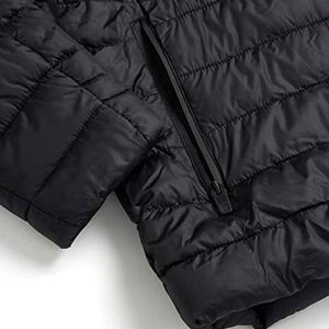 Blouson matelassé formel en gros, impression personnalisée, nouveau design, nouvelle arrivée, imperméable, coupe-vent, respirant, à capuche, 100% - Product Image 6