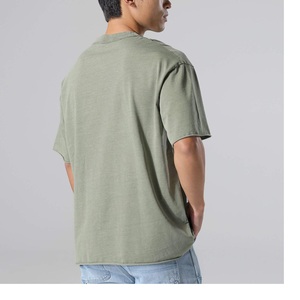 เสื้อยืดคอกลมแขนสั้นลำลองสำหรับผู้ชาย รุ่นใหม่ปี 2026 ผ้าฝ้ายใส่สบายสำหรับฤดูร้อน ส่งออกจากบังกลาเทศ - Product Image 6