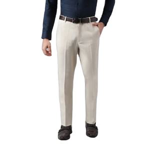 Bonne qualité coton hommes Smart décontracté coupe régulière hiver taille haute pantalon exportation de BD - Product Image 2