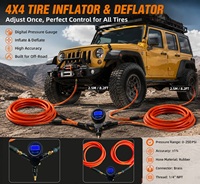 MAISOON MS-TB01C Off-Road Digital Tire Inflator & Deflator with High Precision Pressure Gauge Dual Hose 1 Year Warranty