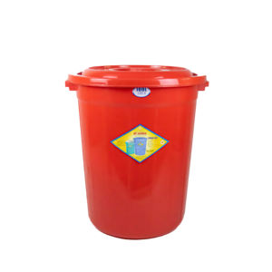 Extra-Large 150L Plastic <b>Water</b> Bucket with Easy-<b>Carry</b> Handles and Waterproof Lid Durable for Kitchen Shop Household Storage - Product Image 3