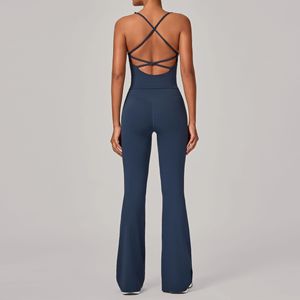 Nouvelle Collection 2026 : Ensemble de Sport 2 Pièces pour Femme – Soutien-Gorge de Yoga et Legging Évasé Effet Scrunch pour un Dos Magnifique - Product Image 1