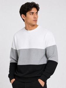 เสื้อสเวตเชิ้ตผู้ชายผ้าฝ้าย 100% พิมพ์โลโก้ตามสั่ง สไตล์สตรีทแวร์ ระบายอากาศได้ดี เป็นมิตรกับสิ่งแวดล้อม ราคาดีที่สุดสำหรับผู้ใหญ่ - Product Image 1