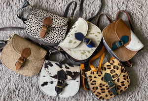 Nouveaux cheveux pour femmes sur sac à main en cuir de vachette sac à bandoulière sac à main sac à provisions vente chaude Design Unique sac fait main cadeau pour elle - Product Image 4