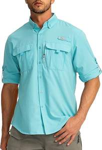 Camisas de Trabajo de Manga Larga para Hombre, de Alta Calidad, Impermeables, con Protección Solar UPF50+, para Pesca y Viajes - Product Image 5