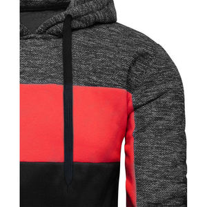 Sudadera con Capucha para Hombre, Informal, de Forro Polar, Manga Larga, Ropa de Invierno, Sudadera con Capucha de Color en Contraste - Product Image 6