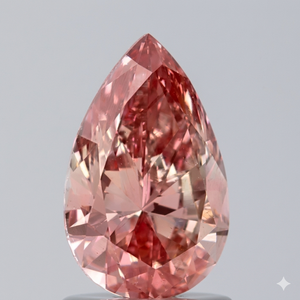 Diamant de laboratoire rose fantaisie, couleur vive, taille poire, DEF VVS, pour la fabrication de bijoux, toutes tailles personnalisables disponibles - Product Image 2