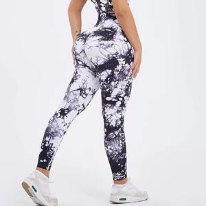 Conjunto de Yoga de 2 Piezas para Mujer, Personalizado, de Alta Calidad, Sujetador Deportivo Ajustable y Transpirable, Leggings de Cintura Media, Ropa Deportiva - Product Image 3