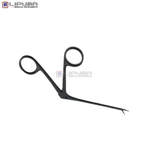 Micro-pince à oreilles d'alligator à tige dentée, instrument chirurgical ORL de précision pour otologie, audiologie et instruments médicaux - Product Image 6
