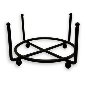 Soporte Redondo de Metal Dorado Premium para Posavasos, Diseño de Patas en Espiral, Elegante Organizador de Mesa para Decoración de Cocina, Comedor y Mesa de Café - Product Image 3