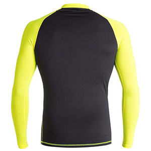 Chemises de compression unisexes respirantes avec logo personnalisé sur le devant, manches longues, pour la gym, le MMA, le BJJ, rashguard en Spandex/Polyester - Product Image 2