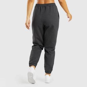 Pantalones deportivos de punto de cintura media para mujer, de color liso, con cordón y bolsillos, para uso casual en otoño. - Product Image 3
