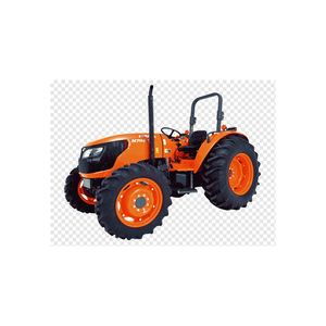 Orange Wheel <b>Tractor</b> With Canopy And Large Tires For Agricultural Use - Product Image 6