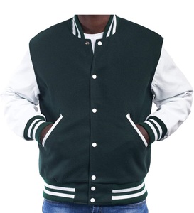 OEM Custom Embroidery Logo Street Wear Wool Varsity <b>Jacket</b> Colorful <b>Long</b> Sleeve Baseball Varsity <b>Jacket</b> - Product Image 3