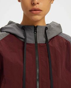 Casual Nylon Sports Tracksuit Custom Windproof Suits <b>Womens</b> Windbreaker <b>Jacket</b> Sets - Product Image 5