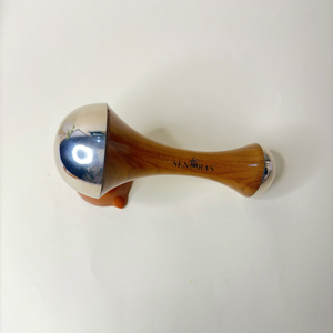 Varita de Bronce Doble Kansa Senoras para Masaje Corporal, de Pies y Facial |   Herramienta para Reafirmar y Dar Brillo a la Piel |   Proveedor Mayorista en India - Product Image 2