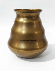 Vase de table en métal noir mat, style industriel moderne, écologique, pot de fleurs décoratif, décoration minimaliste pour la maison, finition charbon élégante - Product Image 6