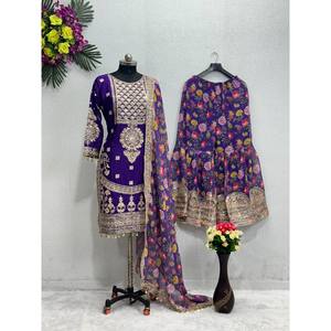 ชุดเดรสลูกไม้แฟนซีชุดอินเดียและปากีสถาน - Product Image 5