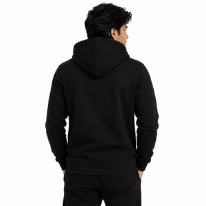 Sweat-shirts à capuche surdimensionnés à fermeture éclair intégrale en molleton de coton épais, style streetwear, à épaules tombantes, fabricant de vêtements OEM - Product Image 3
