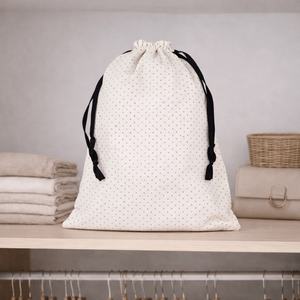 Bolsa de Polvo Mediana con Cordón para Compras y Uso en Supermercados |   Bolsas de Tela Promocionales Impresas Personalizadas por R D Bag House, Bolsas Ecológicas - Product Image 4