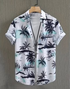 <b>Beach</b> Vacation Summer | New Hawaiian <b>Shirts</b> <b>Men</b> | Tropical Print | Comfortable Breathable Style | Slim-Fit Wrinkle-Resistant - Product Image 1