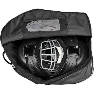 Sac à dos de football professionnel noir personnalisé, multifonctionnel, léger, imperméable, durable, en polyester, pour joueur d'extérieur - Product Image 2