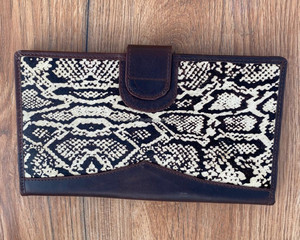 Handmade Fashionable Hair on Animal Print Bi-Fold Slim <b>Wallet</b> Credit <b>Card</b> Case Beautiful & Durable Genuine Leather Women's Purse - Product Image 5