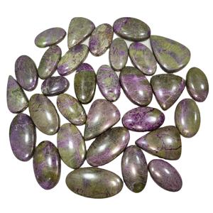 Gemas de Estichtita KHUSHI al por Mayor, Cabujón Suelto de Piedra Preciosa, Colección Premium, Piedra Preciosa 100% Natural, Valorada por Terceros - Product Image 1