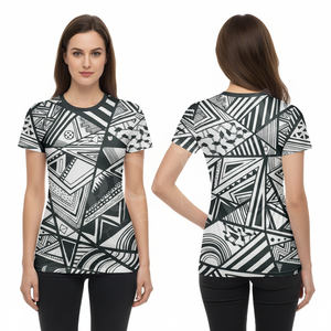 Camisetas de Yoga de Manga Corta con Cuello Redondo, Estilo Urbano, Venta al por Mayor, Camisetas Casuales a la Moda con Estampado Gráfico OEM - Product Image 3