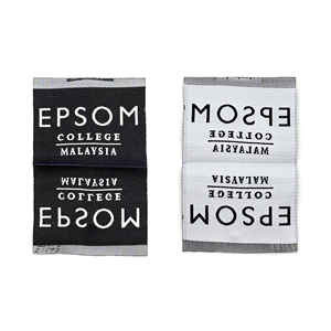 Premium Quality Custom Woven Damask <b>Labels</b> with Center Fold Washable for Garments Elevate Your Brand Unique Design - Product Image 1