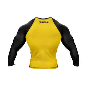 Lightweight Rash Guard for Men Latest Design Full <b>Sleeves</b> Gym Shirt with Plain Compression For Men Rush Guards - Product Image 2