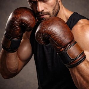 Guantes de Boxeo de Piel Sintética PU, Cómodos e Impermeables, Estampados para Entrenamiento de MMA y Gimnasio - Product Image 3