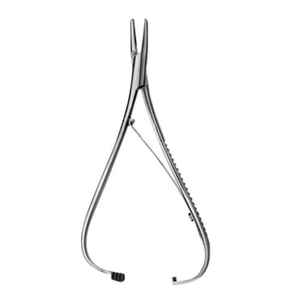 SHAHZIK INTERNATIONAL Porte-aiguille SI-NH-13 en acier inoxydable, instrument chirurgical orthopédique à verrouillage pour sutures, forceps réutilisable CE - Product Image 1