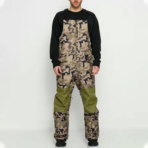 Pantalon de ski coupe-vent camouflage avec logo personnalisé, salopette de neige sublimée - Tex imperméable respirant 1800g, vêtements de ski unisexes - Product Image 6