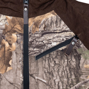 Veste de chasse d'hiver à capuche imperméable, respirante et anti-humidité à manches longues pour adultes, fabrication sur mesure OEM, face extérieure en softshell Oxford - Product Image 5