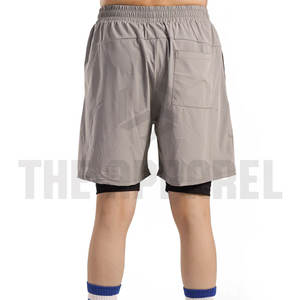 Plus Size Men's Awrah Shorts <b>Mid</b> Waist Breathable Eco-Friendly Outdoor Use Joggers Customizable Low Price - Product Image 2