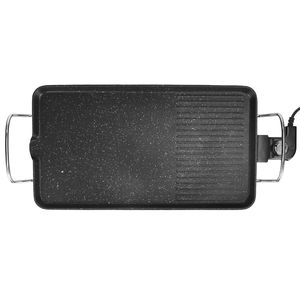 Electric Non-Stick <b>Table</b> Top Grill Griddle for Indoor/Outdoor for Camping & Picnics Hot Plate <b>BBQ</b> Cooking - Product Image 5