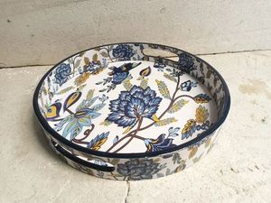 Solid Wood Printed <b>Tray</b> Customize Size Fruits And Food Serving <b>Tray</b> Set Of 3 Handmade Handicraft Top Quality <b>Enamel</b> Printed <b>Tray</b> - Product Image 5