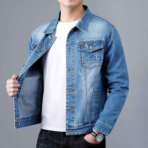 <b>Custom</b> Finished Y2K Women Oversized <b>Denim</b> <b>Jacket</b> Vintage Designer Diamonds Embroidery Puff Print Raw Hem Baggy Fit Eco-Friendly - Product Image 3